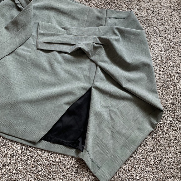 InWear Cala Wrap Academia Plaid Asymmetrical Skirt - Picture 5 of 13